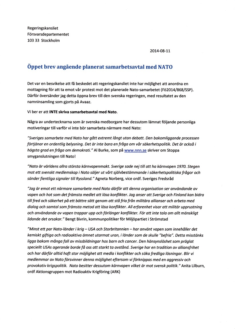 Öppet brev s 1